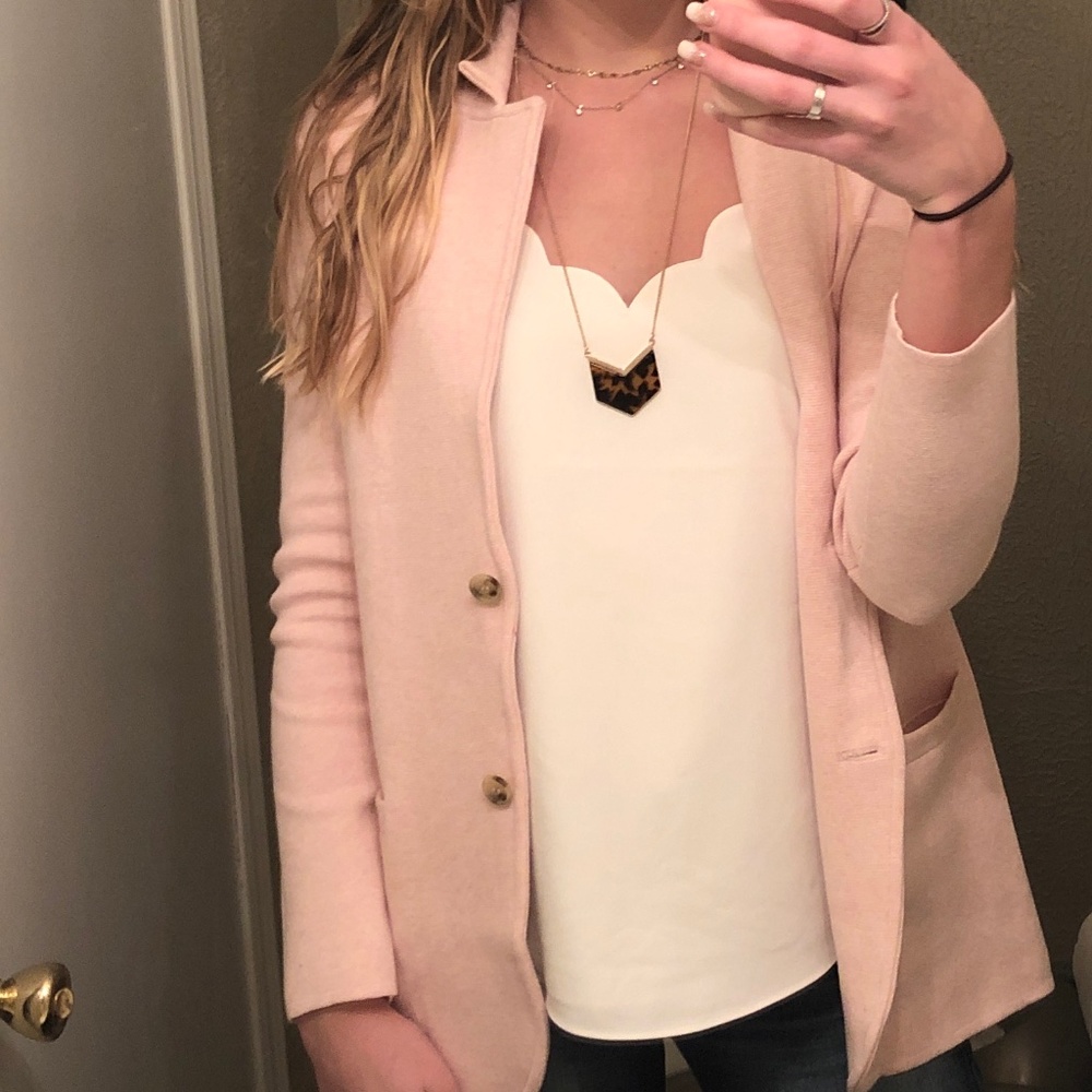 J crew scallop top